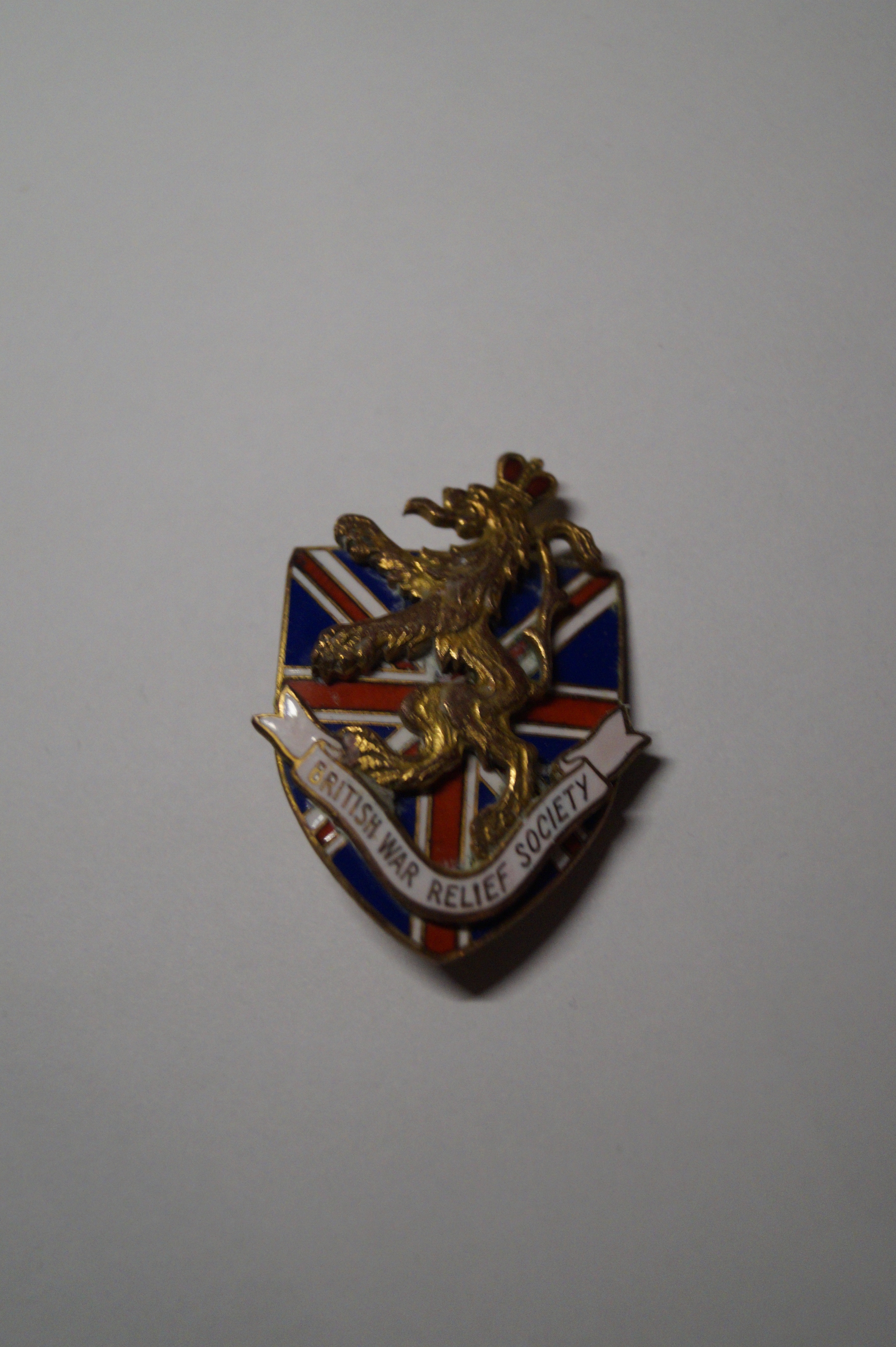 Cartier British War Relief Society pin badge – The American Ambulance ...