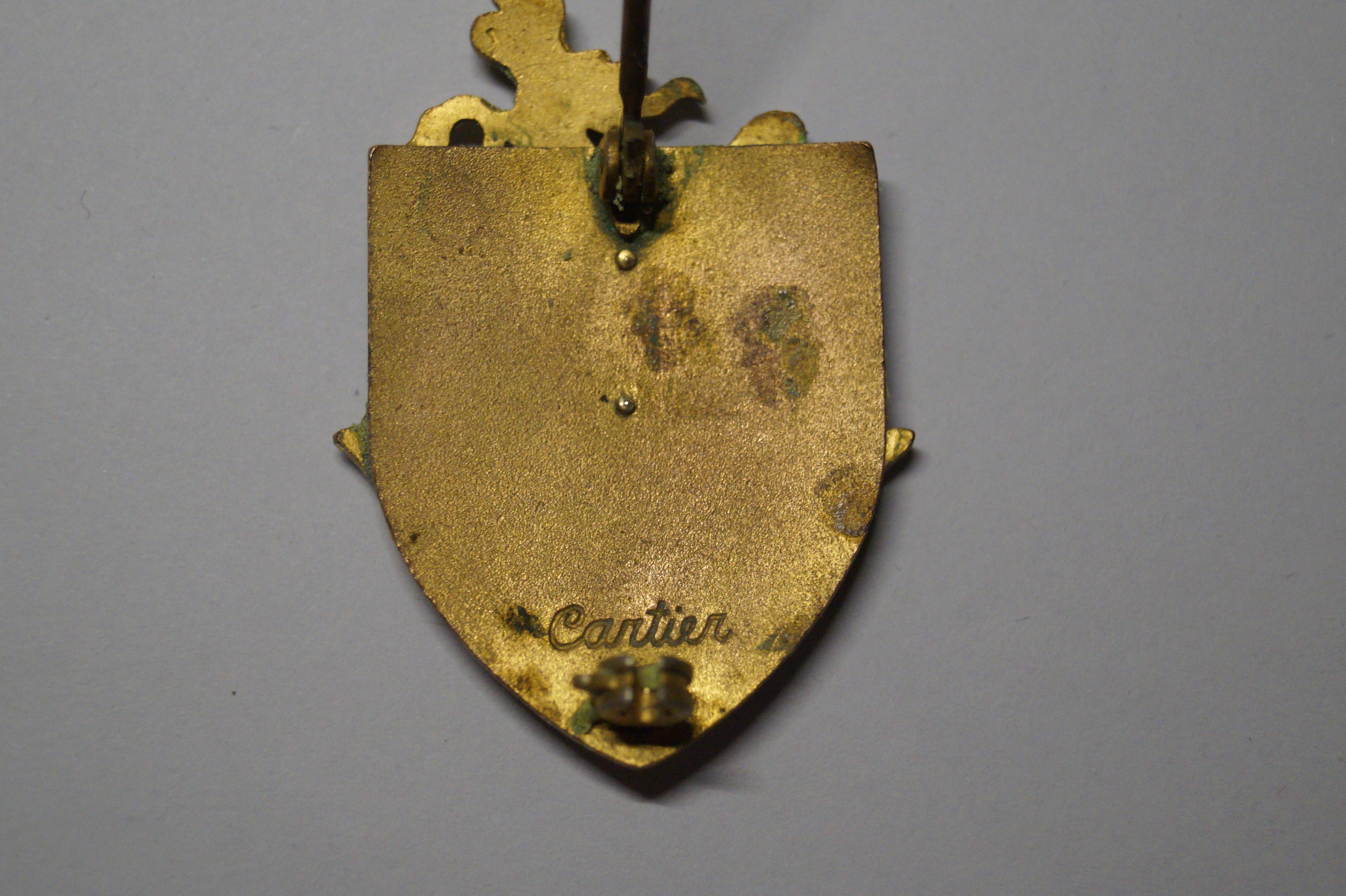 Cartier British War Relief Society pin badge – The American Ambulance ...